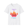 That's So Fire T-Shirt — Cartoon Flame Flipping the Bird Graphic