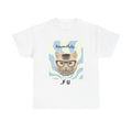 Respectfully...FU Cat T-Shirt — Funny Cat Tee with Glasses